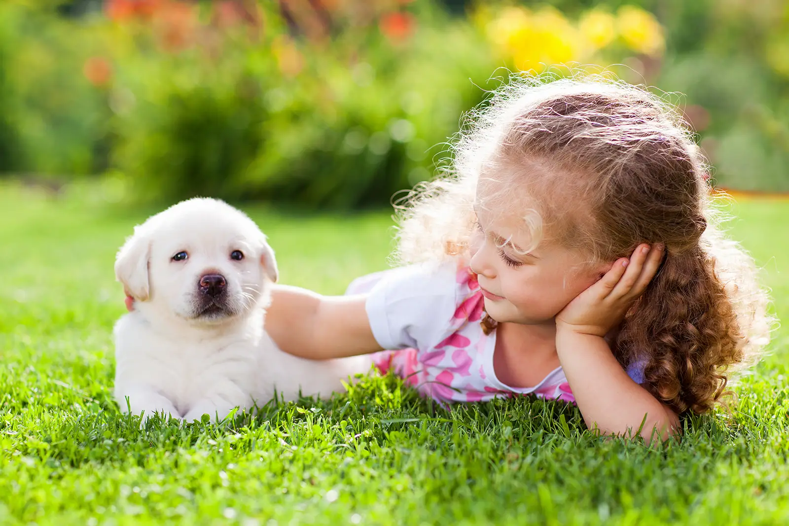 girl-with-dog-on-lawn